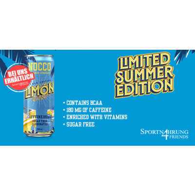 NOCCO Limon Summer Edition jetzt erhältlich - NOCCO Limon Summer Edition jetzt erhältlich
