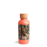 Eco Bottle - Coral Leaves