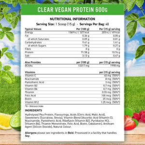 Clear Vegan Protein Lemon Lime