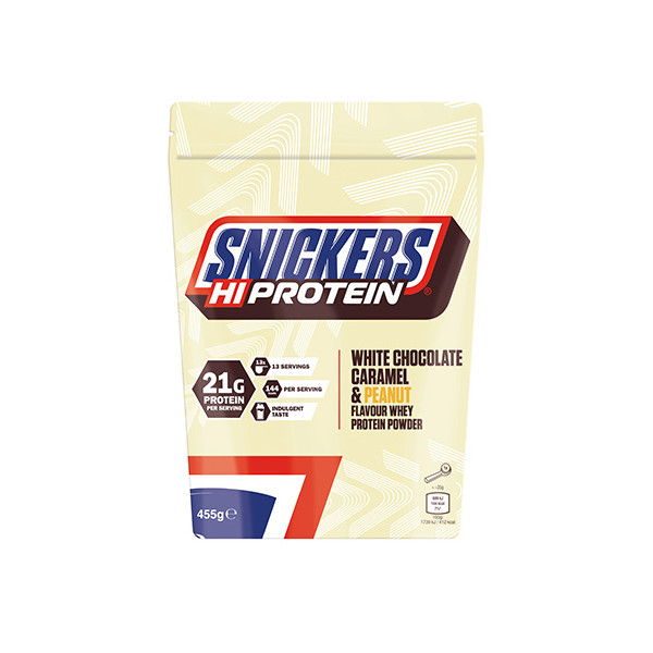 Snickers Protein Powder 455g - White Chocolate